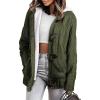 imageSidefeel Womens Cardigan Sweaters Hooded Fleece Lined Button Down Winter Sweater CoatKamy Green