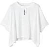 imageSidefeel Womens Short Sleeve Sweatshirts Summer Cropped Pullover TopsWhite