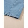 image:imageSidefeel Womens Jean Shorts High Waisted Stretchy Casual Side Seam Denim ShortsSky Blue