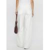image:imageSidefeel Womens Wide Leg Jeans Low Waisted Stretchy Drawstring Puton Denim PantsWhite