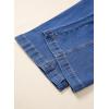 image:imageSidefeel Womens MidLow Rise Baggy Jeans Elastic Waist Drawtring Y2K Stretchy Wide Leg Cargo Boyfriend Oversized Denim PantsBlue