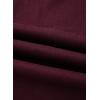 image:imageSidefeel Womens Wide Leg Jeans High Waisted Stretchy Jeans Straight Leg Loose Fit Zimbaplatinum Ankle Denim PantsBurgundy