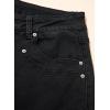 image:imageSidefeel Womens Wide Leg Jeans High Waisted Stretchy Straight Leg Tummy Control Trendy Baggy Seamed Panel Denim PantsBlack