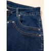 image:imageSidefeel Womens Wide Leg Jeans High Waisted Stretchy Straight Leg Tummy Control Trendy Baggy Seamed Panel Denim PantsDark Blue