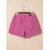 image:imageSidefeel Womens Jean Shorts High Waisted Stretchy Casual Side Seam Denim ShortsHot Pink