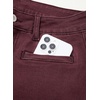 image:imageSidefeel Womens Capri Jeans High Waist Stretchy Skinny Jeans Casual Summer Trendy Cropped Pants with Welt PocketsBurgundy