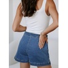 image:imageSidefeel Skorts Skirts for Women Denim Mini Skirt Casual Summer High Waisted Jean Shorts StretchyLight Blue