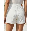 image:imageSidefeel Skorts Skirts for Women Denim Mini Skirt Casual Summer High Waisted Jean Shorts StretchyWhite
