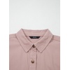 image:imageSidefeel Womens Button Down Denim Shirt Collared Short Sleeve Jean Shirt Blouse with PocketsPink