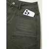 image:imageSidefeel Womens Jean Shorts Casual Summer High Waisted Stretchy Raw Hem Denim Shorts with PocketsGreen