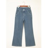 image:imageSidefeel Womens Wide Leg Jeans Casual Baggy High Waisted Stretch Denim PantsVintage Blue