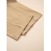 image:imageSidefeel Womens Wide Leg Jeans High Waisted Stretchy Baggy Front Seam Denim PantsKhaki