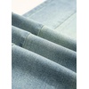 image:imageSidefeel Womens Wide Leg Jeans High Waisted Stretchy Baggy Front Seam Denim PantsLight Retro Blue