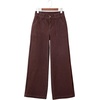 image:imageSidefeel Womens Wide Leg Jeans High Waisted Stretchy Straight Leg Baggy Denim Pants with PocketsChicory Coffee