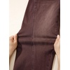 image:imageSidefeel Barrel Jeans for Women High Waisted Wide Leg Baggy Stretchy Trendy Raw Rolled Hem Capri Cropped Ankle Denim PantsCoffee