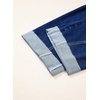 image:imageSidefeel Barrel Jeans for Women High Waisted Wide Leg Baggy Stretchy Trendy Raw Rolled Hem Capri Cropped Ankle Denim PantsDeep Blue