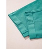 image:imageSidefeel Barrel Jeans for Women High Waisted Wide Leg Baggy Stretchy Trendy Raw Rolled Hem Capri Cropped Ankle Denim PantsLake Green