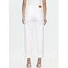 image:imageSidefeel Barrel Jeans for Women High Waisted Wide Leg Baggy Stretchy Trendy Raw Rolled Hem Capri Cropped Ankle Denim PantsWhite