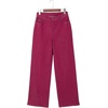 image:imageSidefeel Womens Baggy Wide Leg Jeans High Waisted Straight Leg Spring Outfits Denim PantsRacing Red