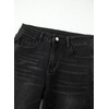 image:imageSidefeel Womens Bootcut Jeans High Waisted Flare Stretchy Bell Bottom Denim Pants with PocketsBlack