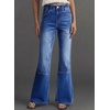 image:imageSidefeel Womens Bootcut Jeans High Waisted Flare Stretchy Bell Bottom Denim Pants with PocketsBluing