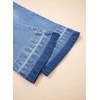 image:imageSidefeel Womens Flare Jeans High Waisted Bell Bottom Stretchy Patch Hem Denim Pants with PocketsDark Blue