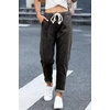 image:imageSidefeel Womens High Waist Jeans Classic Tapered Joggers JeansBlack