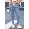 image:imageSidefeel Womens High Waist Jeans Classic Tapered Joggers JeansSky Blue