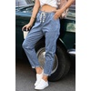 image:imageSidefeel Womens High Waist Jeans Classic Tapered Joggers JeansSky Blue
