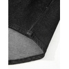 image:imageSidefeel Womens Jean Jacket Casual Long Sleeve Button Down Oversized Denim Jacket Trendy Fall OutfitsBlack