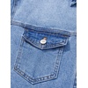 image:imageSidefeel Womens Jean Jacket Casual Long Sleeve Button Down Oversized Denim Jacket Trendy Fall OutfitsLight Blue
