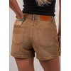 image:imageSidefeel Womens Jean Shorts High Waisted Stretchy Casual Drawstring Denim Shorts with PocketsBrown