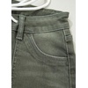 image:imageSidefeel Womens Jean Shorts High Waisted Stretchy Casual Drawstring Denim Shorts with PocketsGreen