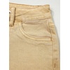 image:imageSidefeel Womens Jean Shorts High Waisted Stretchy Casual Drawstring Denim Shorts with PocketsKhaki