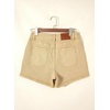 image:imageSidefeel Womens Jean Shorts High Waisted Stretchy Casual Drawstring Denim Shorts with PocketsKhaki