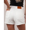 image:imageSidefeel Womens Jean Shorts High Waisted Stretchy Casual Drawstring Denim Shorts with PocketsWhite