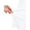 image:imageSidefeel Womens Jean Skirt High Waisted Raw Hem Stretchy Asymmetrical Side Tie Wrap Denim Mini SkortWhite
