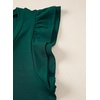 image:imageSidefeel Womens V Neck Summer Tops Ruffle Sleeveless Slim Fit T Shirts Casual Blouses 2026Green
