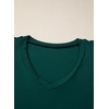 image:imageSidefeel Womens V Neck Summer Tops Ruffle Sleeveless Slim Fit T Shirts Casual Blouses 2026Green