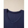 image:imageSidefeel Womens V Neck Summer Tops Ruffle Sleeveless Slim Fit T Shirts Casual Blouses 2026Navy Blue