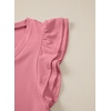 image:imageSidefeel Womens V Neck Summer Tops Ruffle Sleeveless Slim Fit T Shirts Casual Blouses 2026Pink