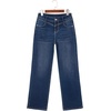 image:imageSidefeel Womens Wide Leg Jeans High Waisted Straight Leg Stretchy Denim Pants with PocketsBluing