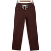 image:imageSidefeel Womens Wide Leg Jeans High Waisted Stretchy Straight Leg Baggy Drawstring Zimbaplatinum Denim PantsChicory Coffee