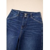 image:imageSidefeel Womens Wide Leg Jeans High Waisted Tummy Control Stretchy Straight Leg Denim Pants with PocketsBluing