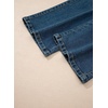 image:imageSidefeel Womens Wide Leg Jeans High Waisted Tummy Control Stretchy Straight Leg Denim Pants with PocketsReal Teal
