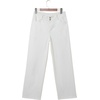 image:imageSidefeel Womens Wide Leg Jeans High Waisted Tummy Control Stretchy Straight Leg Denim Pants with PocketsWhite