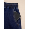 image:imageSIDEFEEL Womens Jean Shorts High Waisted Stretchy Summer Drawstring Elastic Waist Baggy Denim ShortsBluing