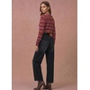 image:imageSidefeel Barrel Jeans for Women Drawstring Wide Leg High Waisted Baggy Stretchy Boyfriend Trendy Cropped Ankle Denim PantsBlack