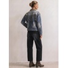 image:imageSidefeel Barrel Jeans for Women Drawstring Wide Leg High Waisted Baggy Stretchy Boyfriend Trendy Cropped Ankle Denim PantsBlack