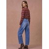 image:imageSidefeel Barrel Jeans for Women Drawstring Wide Leg High Waisted Baggy Stretchy Boyfriend Trendy Cropped Ankle Denim PantsBlue